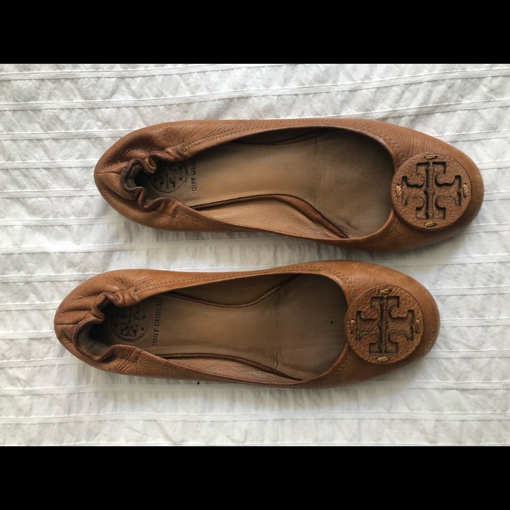 Worn Tory Burch shoes -size 8
